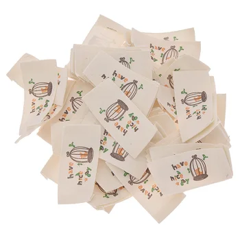 

50PCS/pack Washable Cloth Woven Labels For Children Garment DIY Sewing Colthes Tags Decoration Supplies