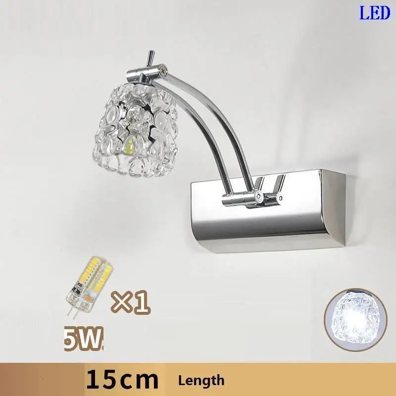Miroir Lampara De Applique Murale Cama Home Deco Aplik Lamba Wandlamp Aplique Luz Pared Хрустальный потолочный светильник настенный светильник для спальни