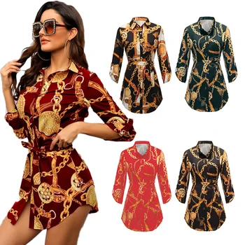 

Fashion Print Shirt Women Casual Plus Size Ladies Tops Loose White Red Black Blouse Female Elegant Long Sleeve Tunic Woman 2020
