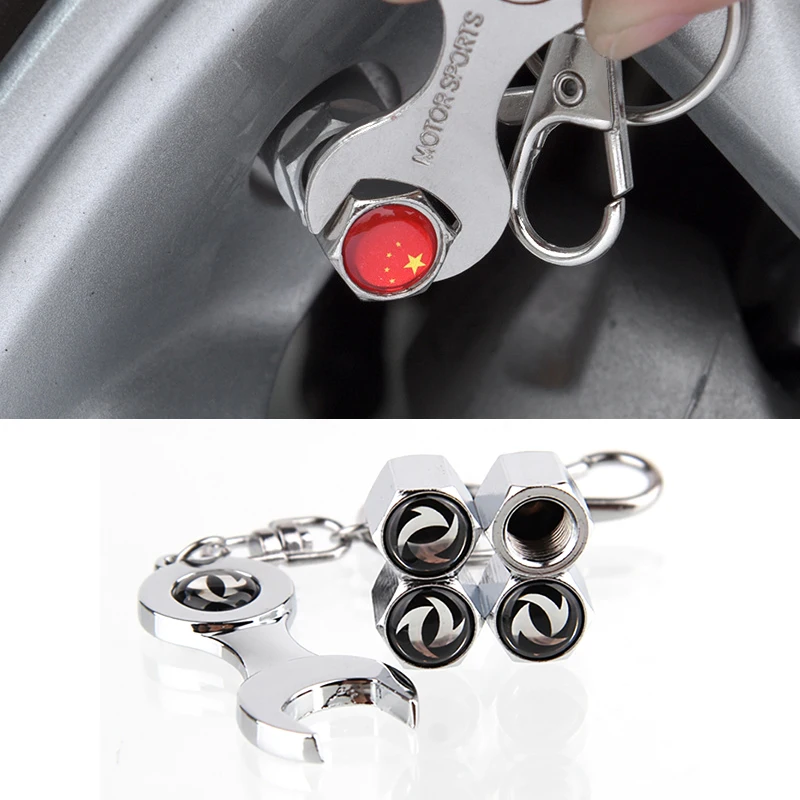 Автомобильный Стайлинг колпачки для стержней клапана автомобильного колеса DFMC