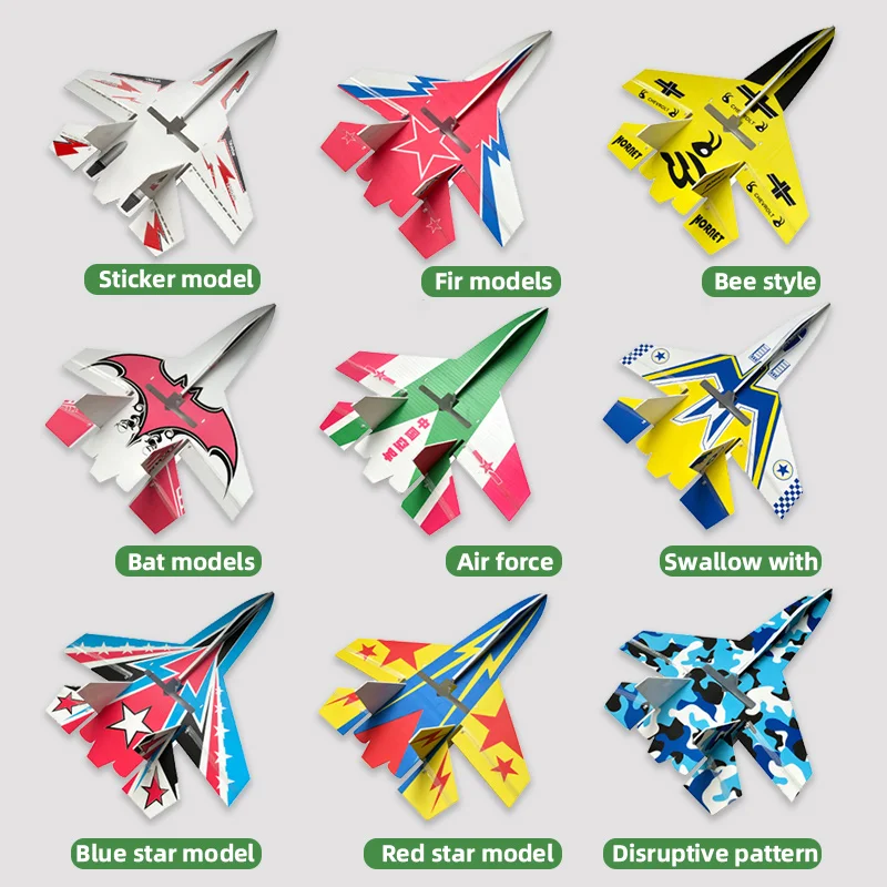 DIY F22 RC 항공기 용 수신기 및 구조 부품이있는 Microzone MC6C 송신기가있는 고정 날개 모델 Su27 RC 비행기
