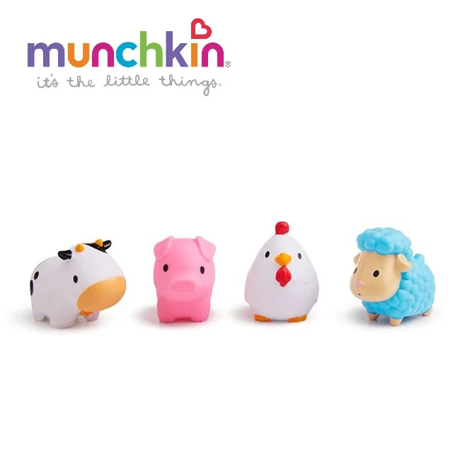 Игрушка для ванны Munchkin деревенские зверюшки 9+ 4 шт
