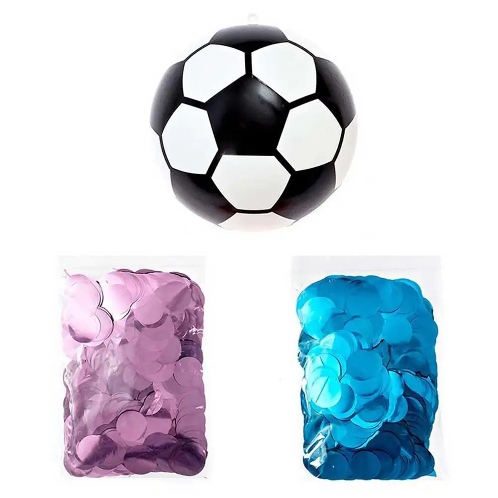Ballon De Foot Revelation Bebe Kit De Révélation Du Sexe Du Bébé, Avec Poudre Ou Paillettes, Bleu Et Rose,  Cadeau Innovant Pour Garçons Et Filles Ba - Baby-foot - AliExpress