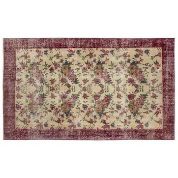 

Handmade Natural Vintage Turkish Area Rug 153x258 Cm-5'0''X8'6''