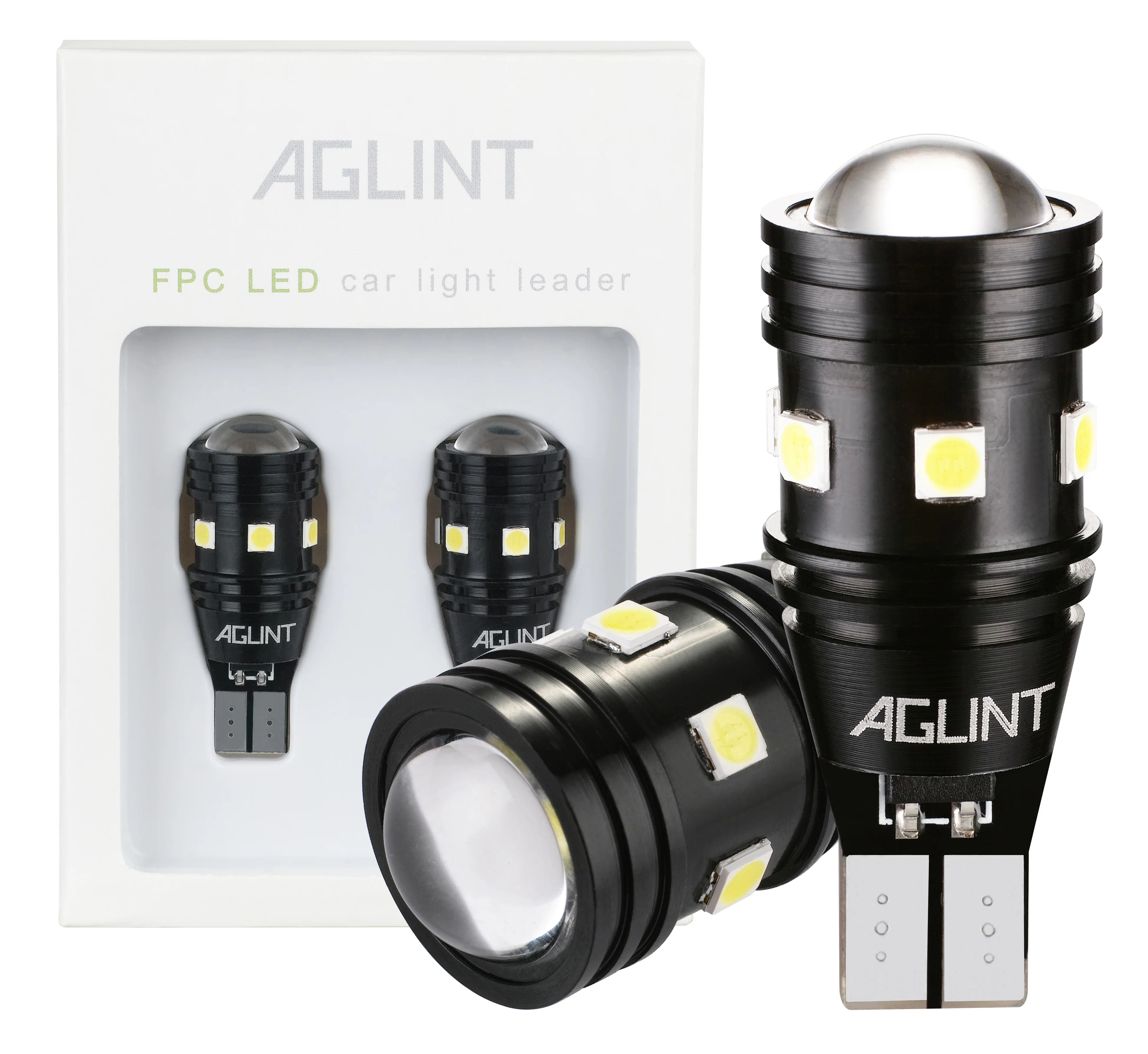 AGLINT 2x авто запчасти T15 T16 P21W W16W Светодиодный лампочки CANBUS без ошибок ксенон белый