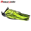 1Pcs 7g 10g 14g Silicone Jig Head Skirt Beard Fishing Lures Fly Rubber Swim Bass Hook Bait Isca Artificial Para Pesca Leurres ► Photo 1/6