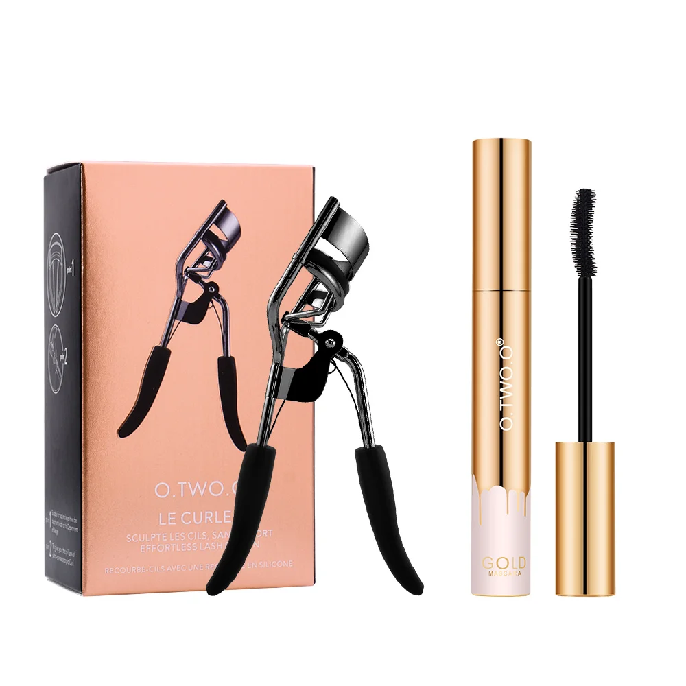 Makeup Set Mascara Eyelash Curler Eyelash Extension Curling Waterproof Long-lasting Thick Mascara Make Up for Eyes 2pcs