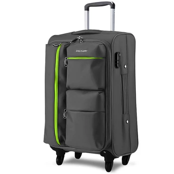 

Rod Box Universal Wheel Female 28 Canvas Leather Box 30 Soft Travel Boarding 20 Inch Suitcase Male 24