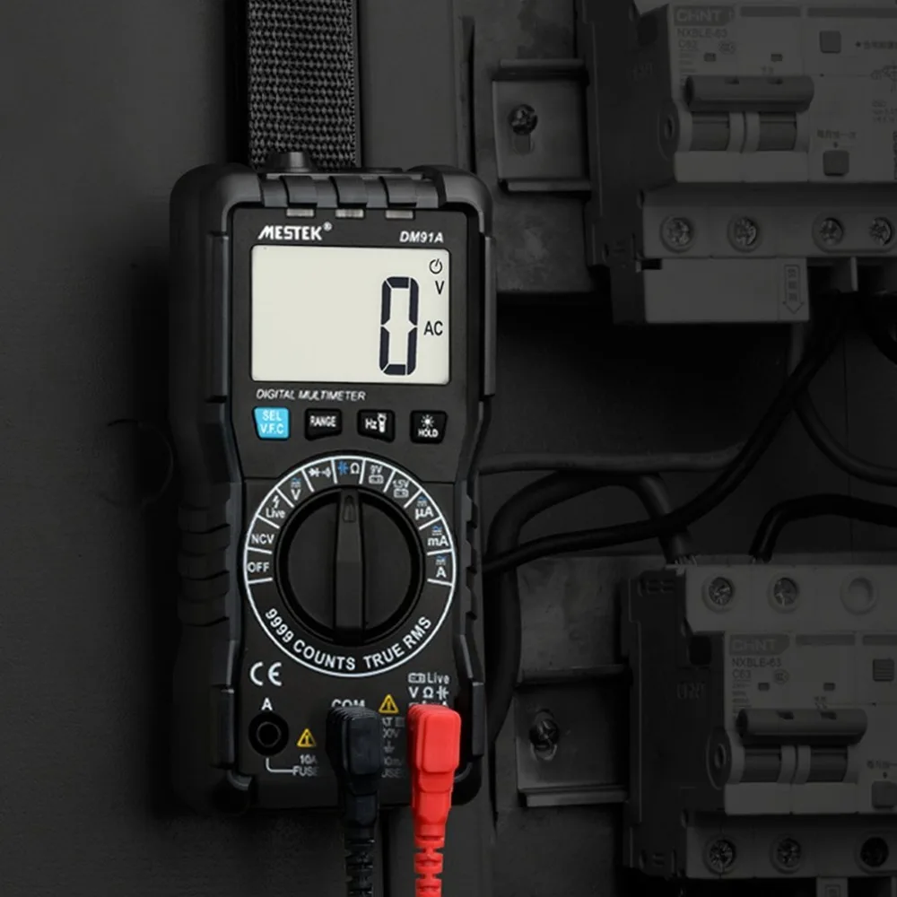 DM91A мини цифровой мультиметр 9999 отсчетов истинный RMS Авто Диапазон AC/DC Вольт Ампер мультиметр непрерывность Емкость Тестер