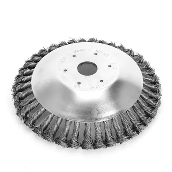

Lawn Mower Weeding Head Steel Wire Weeding Brush Twisted Wire Bowl Type Rotating Wire Wheel Garden Tools Weed Brush