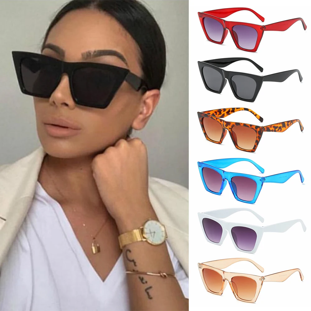 Fashion Square Sunglasses Women Designer Luxury Man Cat Eye Sun Glasses Classic Vintage UV400 Protection Outdoor Eyewear sun glasses retro sunglasses