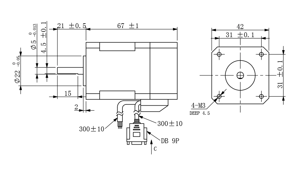 1.5a circuito fechado servo motor deslizante com