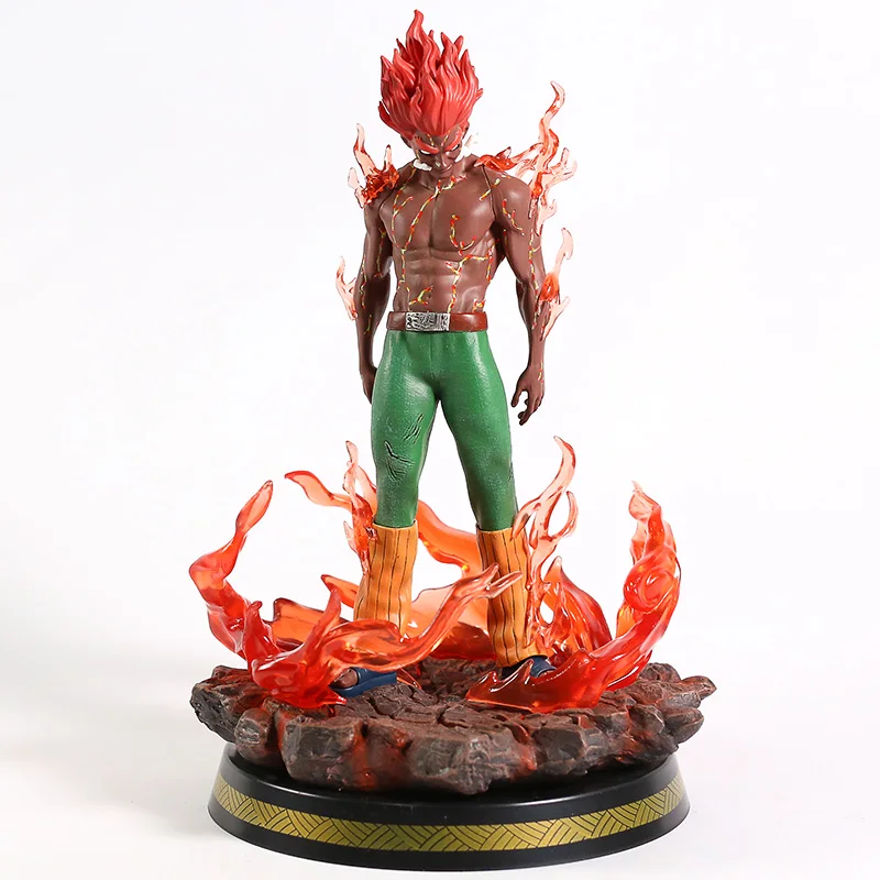Наруто Shippuden Might Guy 1/7 Масштаб ПВХ фигурка Коллекционная модель игрушки с светодиодный светильник