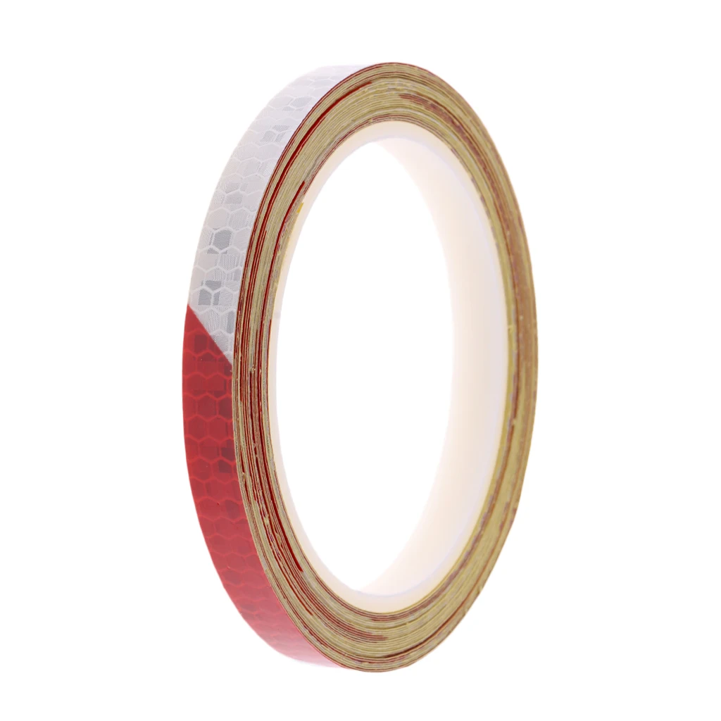 8m Reflective Bike Wheel Rim Stickers Bicycle Cycling MTB Motorcycle Reflector Tape DIY Decals Cycle Bike Bicycle Accessories