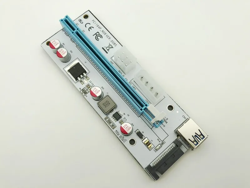 3 в 1 4pin Райзер molex pci e 008 Карта 6pin sata 60 см pcie 1x до 16x Экспресс карта для майнинга
