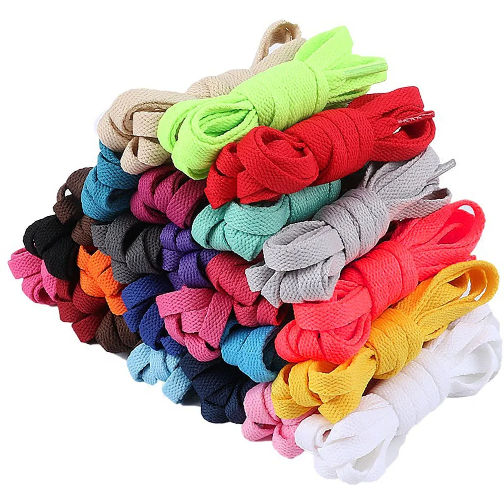 

120 cm Round Shoelaces 19 Colors Flat Coloured Cotton Solid Athletic Sneaker Shoe Laces Sport Shoelaces For Kid Adults 2019 New
