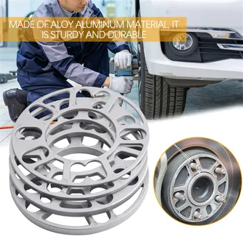 

4PCS Universal 3mm 5mm 8mm 10mm Aluminum Car Wheel Spacer Car Modified Widened Wheel Hub ET Adjusting Gasket Tire Accessories