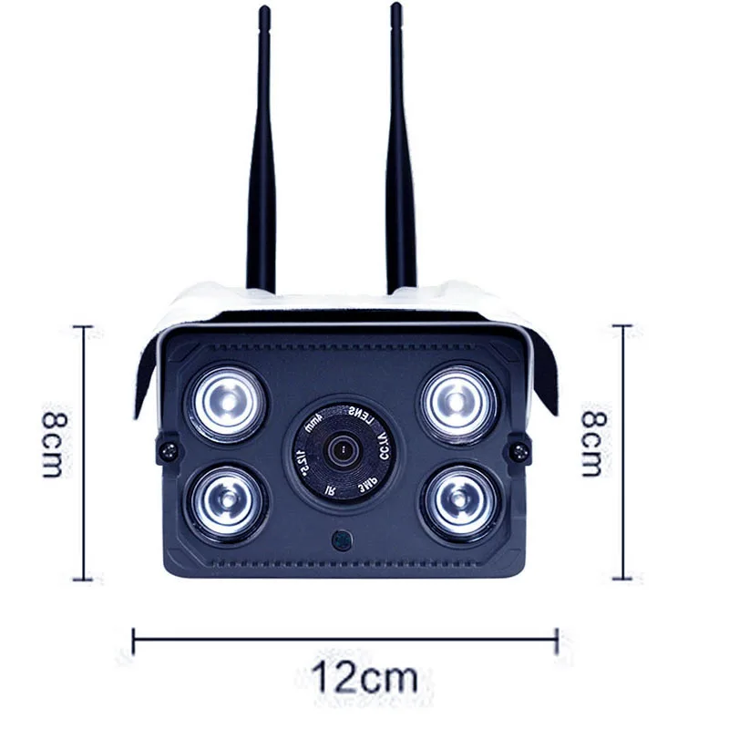 720P /1080P HD WIFI CCTV IP камера Bullet IR Wireness наружная Водонепроницаемая аудио вид телефона