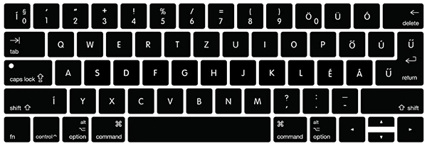 Европейская версия для macbook pro 13 A2159 A1990 A1707 A1989 чехол для клавиатуры ноутбука французский немецкий испанский итальянский Швейцарский ЕС+ ключ США - Цвет: Hungarian