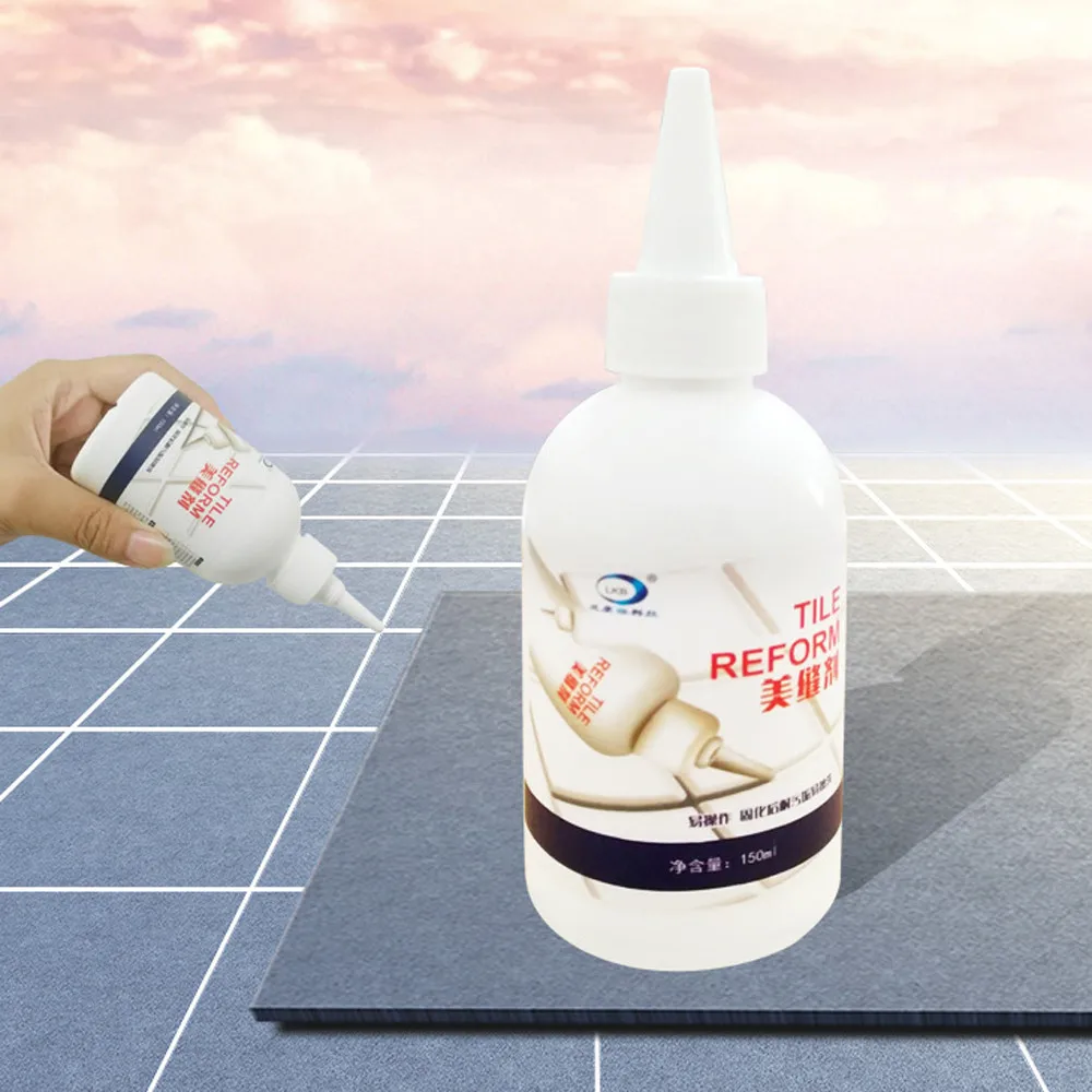 20#Tile Gap Refill Agent Tile Reform Coating Mold Cleaner Tile Sealer Repair Glue Home Decoration Stickers& Posters Hand Tools