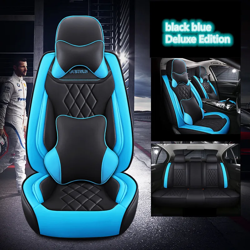 

Car Seat Cover,(Front + Rear)Universal Seat Cushion,Senior Leather,New Sport Car Styling For Chevrolet Impala Spin Epica Malibu