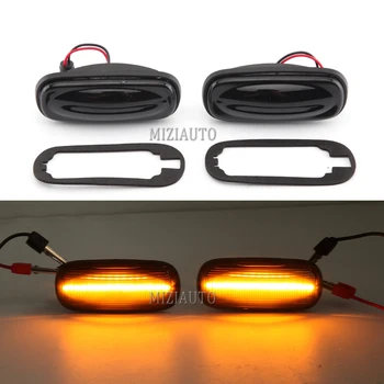 

2Pcs LED Amber Dynamic Side Marker Lights For Land Rover Discovery 2 1999-2004 for Defender Freelander 1 2002-2005 turn lights