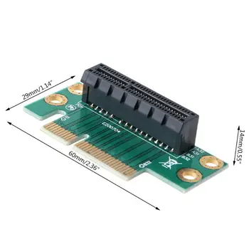 

PCI Express PCI-E 4X Adapter Riser Card 90 Degree Right Angle Riser Converter Card for 1U/2U Server Chassis S15 20 Dropshipping
