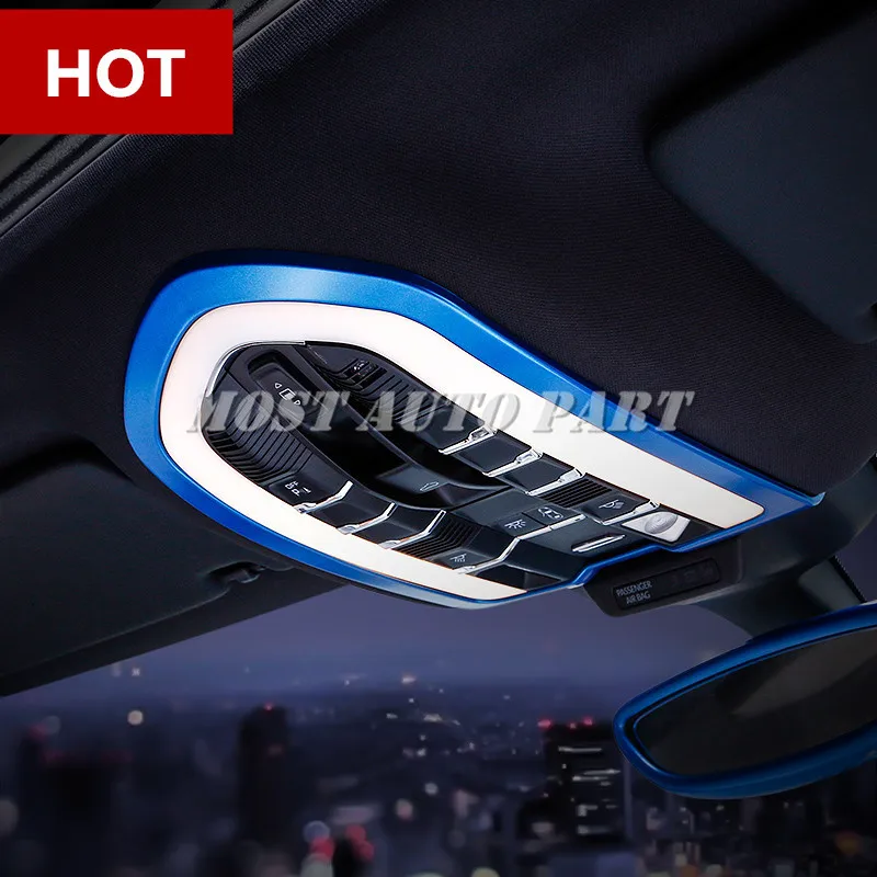 Внутренняя крыши спереди чтение светильник накладка 1 шт. для Porsche Macan 2014 2018