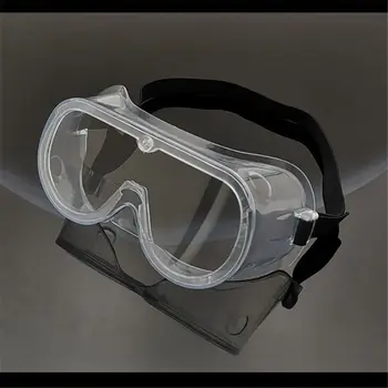 

Clear Safety Goggles Anti-Fog Impact-Resistant Anti-Splash Wind Dust Proof Prote C63D