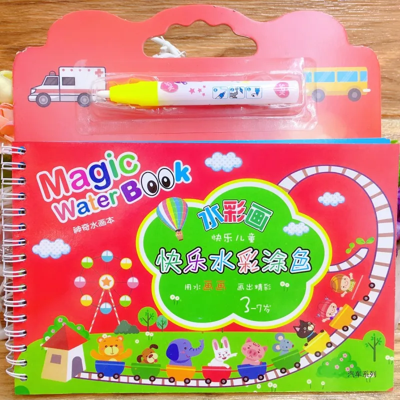 

Magic Water Drawing Book Coloring Book Magic Pen Painting Drawing Board Coloring Book For Kids Toys Toy