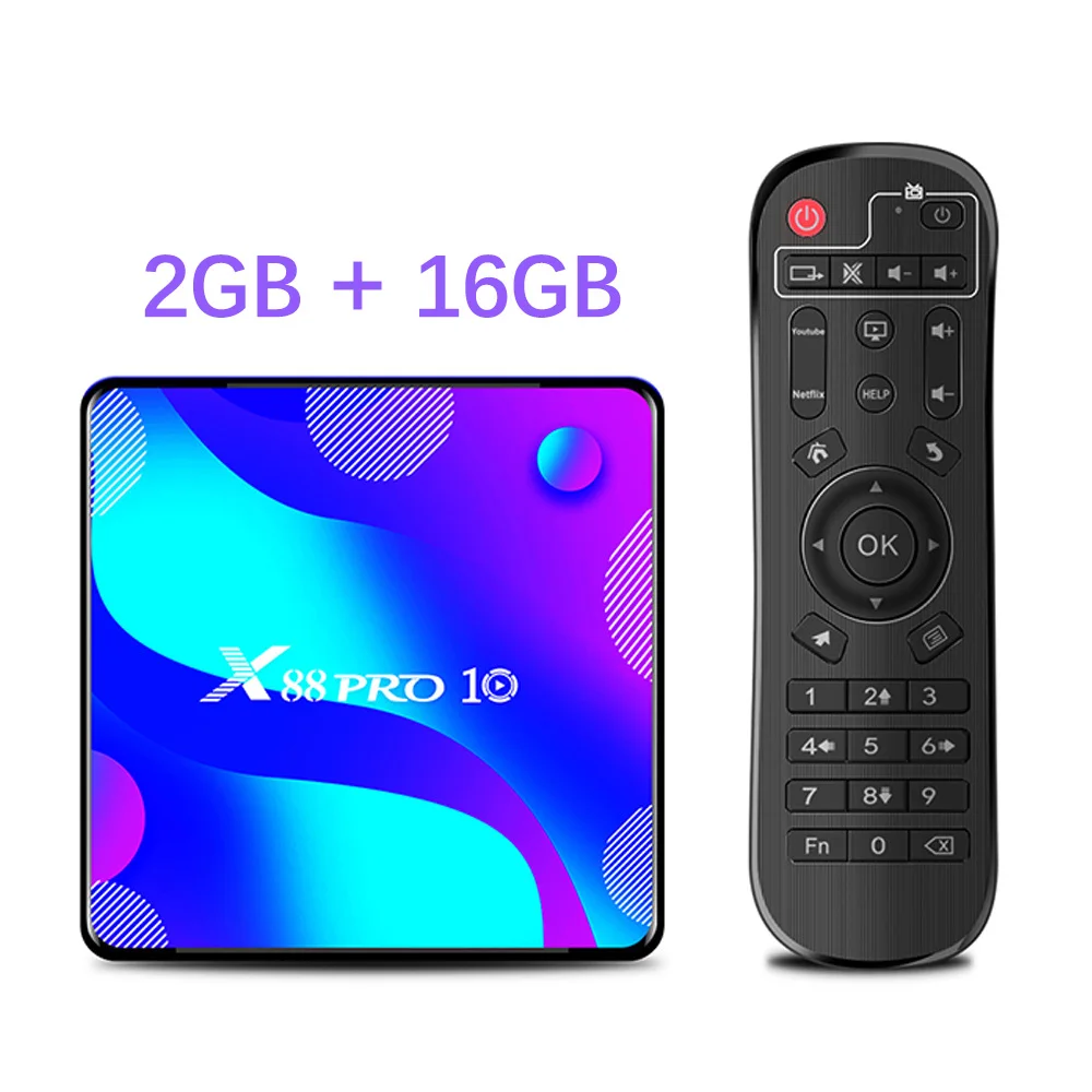 TV Box Android 11 X88 PRO 10 4G 64GB 32GB Rockchip RK3318 1080p 4K 5G Wifi Support Google Play Store Youtube Set Top Box Media p 