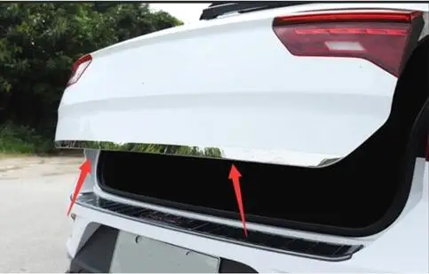 Для Volkswagen t-roc модифицированный багажник отделка из нержавеющей стали специальный Хвост Сигнальная лампа для открытой автомобильной двери