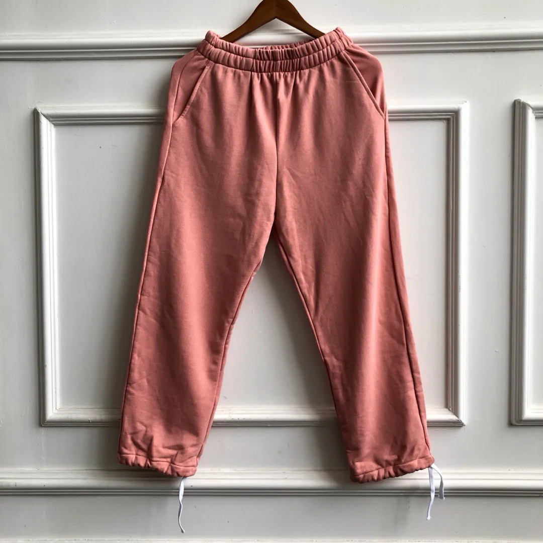 

2019 Best Quality Kanye West Season Solid Pants Joggers Sweatpants Hiphop Streetwear Men Casual Pants Sweatpants