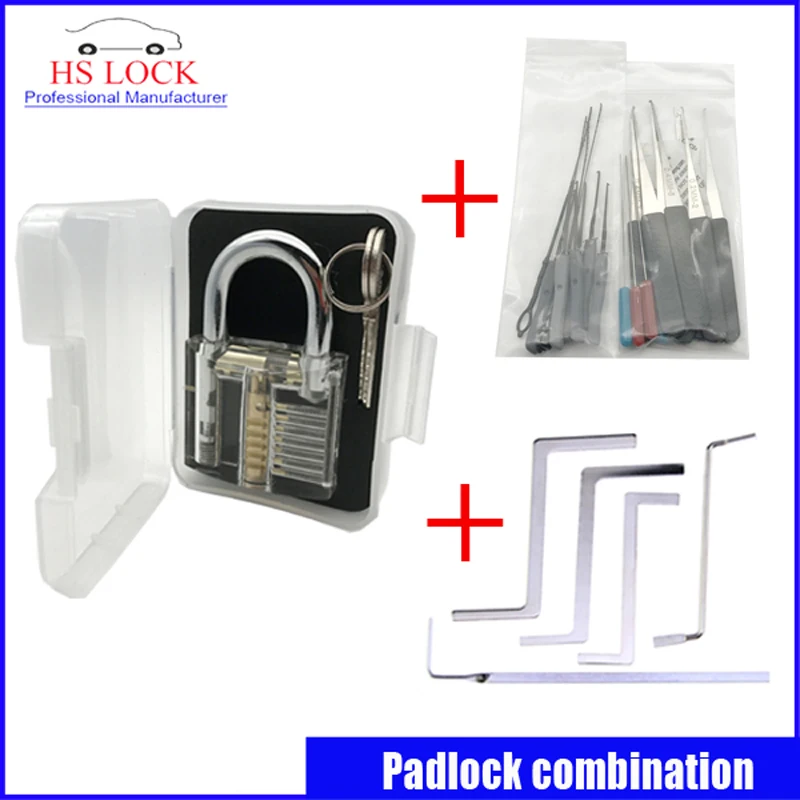 

Clear practice lock set with 5Pcs Used Locksmith Tools Replacement Turning Tool Tension Tools broken key extractor