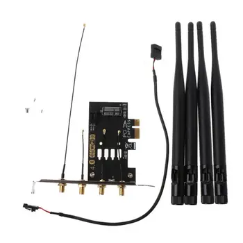 

1Set Dual Band BCM94331CD/BCM94360 WiFi Bluetooth Adapter Wireless Card for PC M2EC