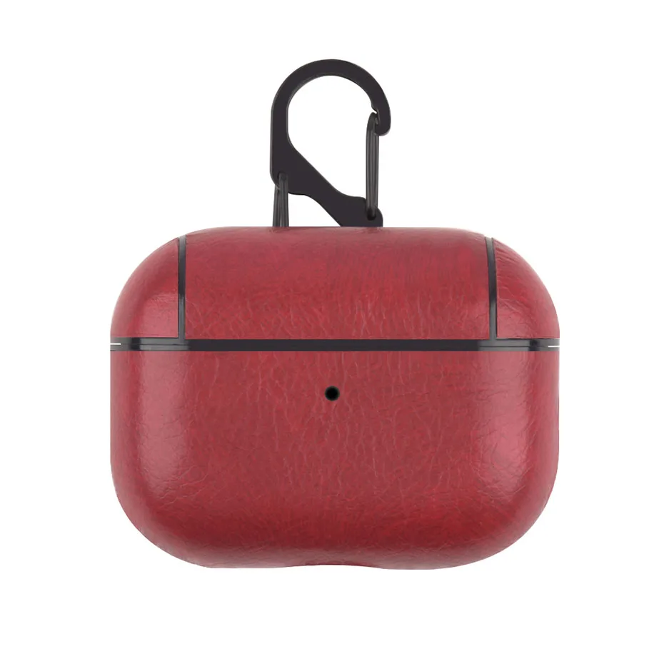 A2 Роскошный кожаный силиконовый чехол для Apple AirPods Pro, беспроводные bluetooth наушники, защитный чехол AirPods pro, чехол для бизнеса, на каждый день - Цвет: A2