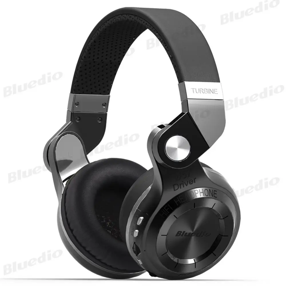Bluedio T2+ беспроводные Bluetooth 5,0 стерео наушники sd-карта и FM радио гарнитура складная над ухом с микрофоном Звук с высоким басом
