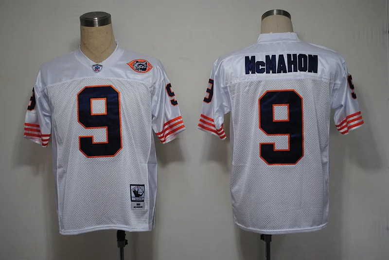 Stitiched, Chicago, Jim McMahon, William Perry, Walter Payton, Dick Butkus, Gale Sayers, Mike Singletary, Throwback for men Jersey - Цвет: Коричневый