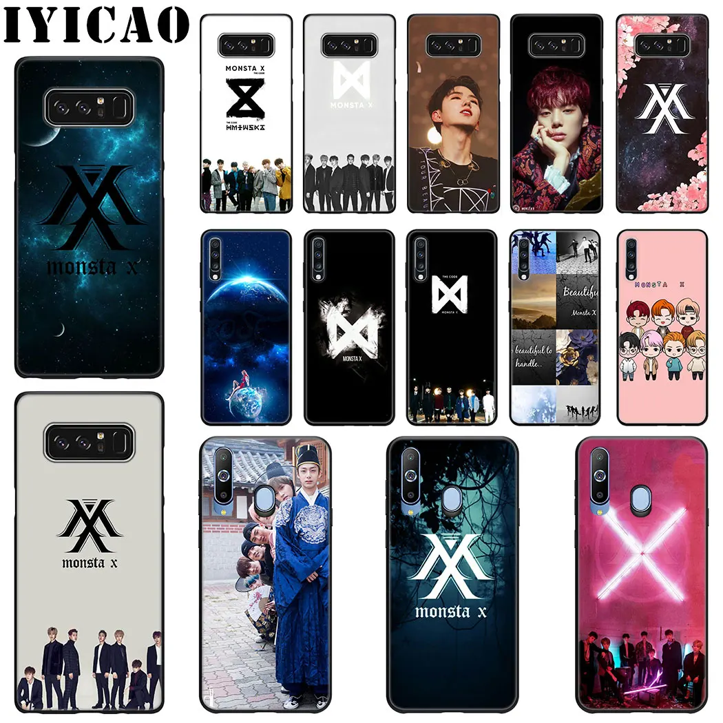 IYICAO KPOP мальчик группа Monsta X Мягкий силиконовый чехол для телефона samsung A70 A60 A50 A40 A30