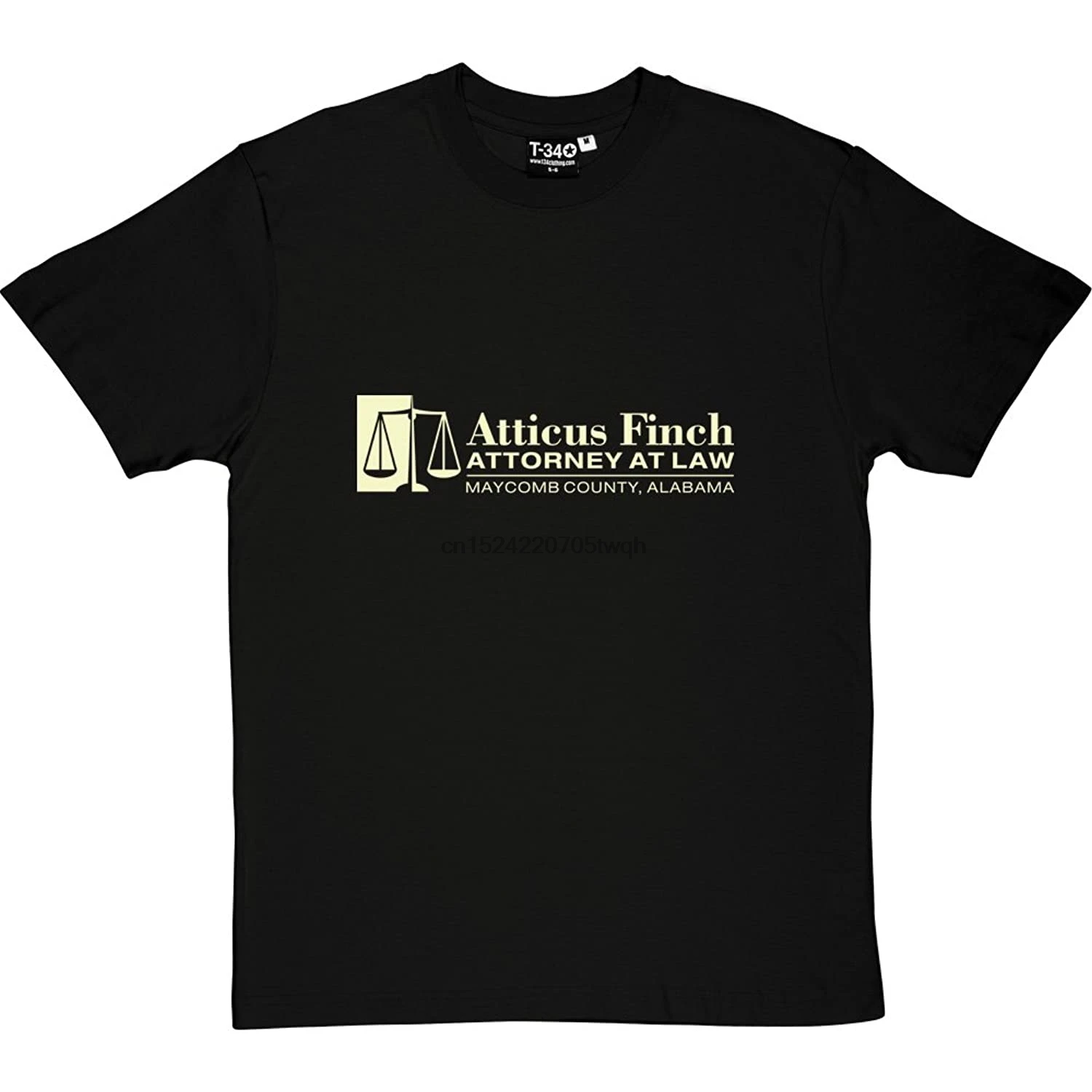 Мужская футболка Atticus Finch Attorney at Law | одежда