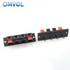5pcs Single Row 4 Pin 4 Position Speaker Terminal Board Connectors ► Photo 2/6