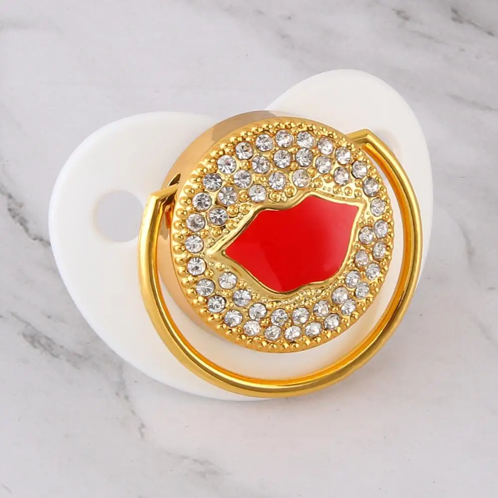 Роскошные Детские Соски Оптом Bling Соска со Стразами Ортодонтические Пустышки