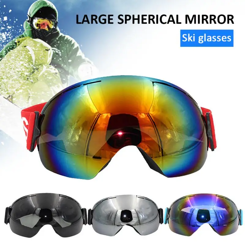 2020 ski goggles double layers UV Anti-fog Big Ski Mask Glasses Skiing Snow Mask Snowboard Goggles Men Women Ski Eyewear