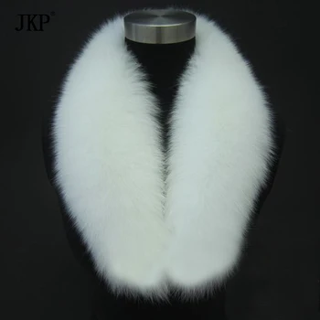 

JKP Real Fur Women Scarf Fox Fur Collar Winter Warm Shawl and Wraps 100% Natural Fox Fur Scarves Luxury Brand Collar