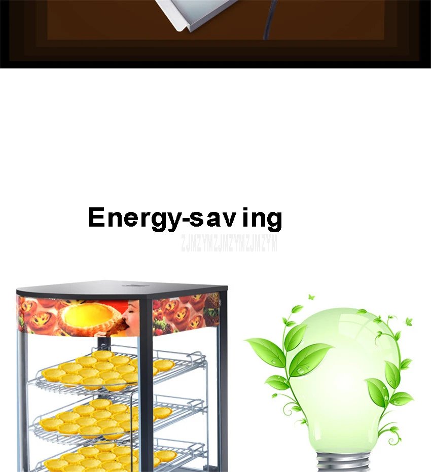 3-слойный Электрический коробка для яиц из Утепленная одежда шкаф еда, Молоко Яйцо Тарт, пирожное шкаф грелки энергосберегающая