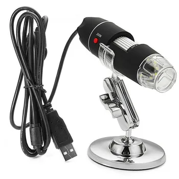 

Portable USB Digital Microscope USB X4 Universal Bracket 1600X Hand Held Designed wear resistance