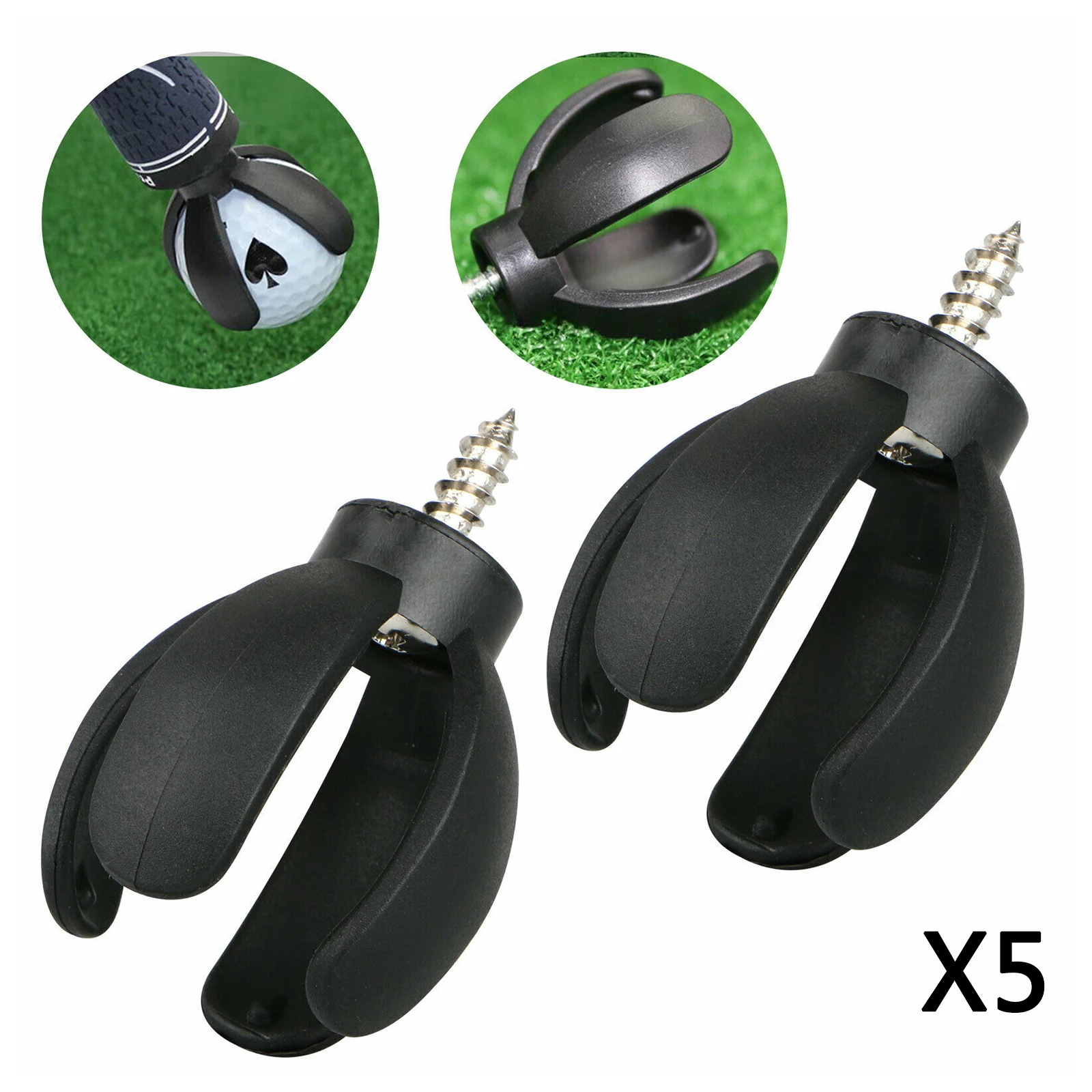 Golf Balls Picker Picking Tools 4-Prong Golf Ball Saver Grabber Picker Retriever