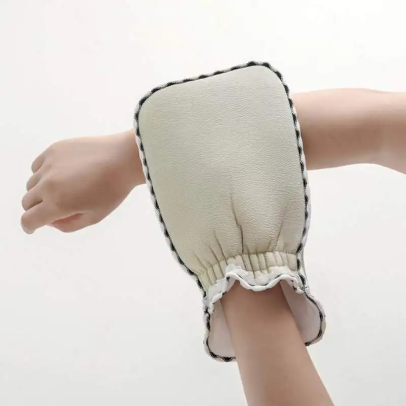 1 шт. Корея 3D решетки Cuozao полотенце в виде перчатки, толстые перчатки растирание грязи банное полотенце банный скраб рукавицы массаж скруббер