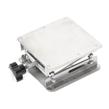 

2018 New 4x4" Scientific Lab Jack Stainless Steel Lifting Platform Stand Rack Scissor Lifter Drop Shipping Support