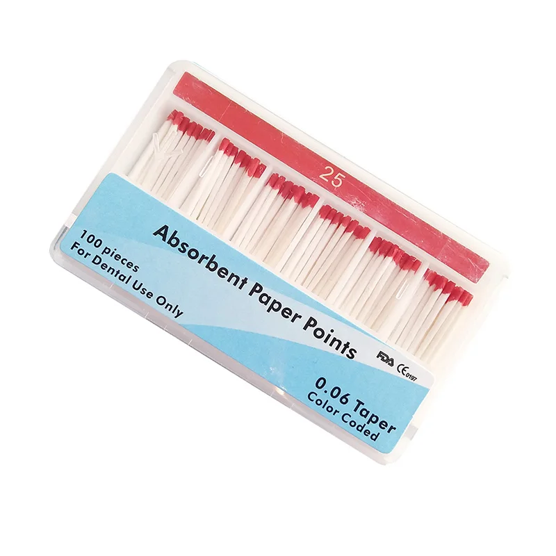 Punti Conici Canale Radice Punti Di Carta Assorbente Per Endodonzia - Conici Per Otturazione Canale Radicolare Paper Points Guttaperca - Foto 12